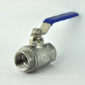 JIS ANSI stainless steel cf8m ss316 2 inch 2 pieces female threaded screwed pn16 ball valve